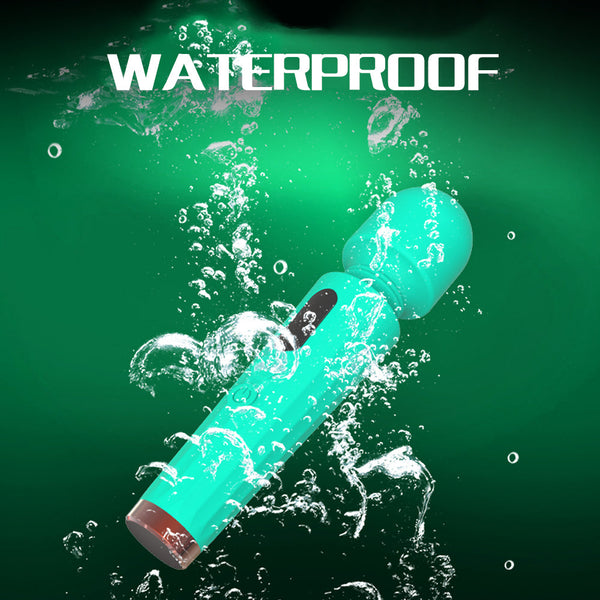 10 Modes Waterproof Silicone Wand Vibrator Perfect for Tension Relief