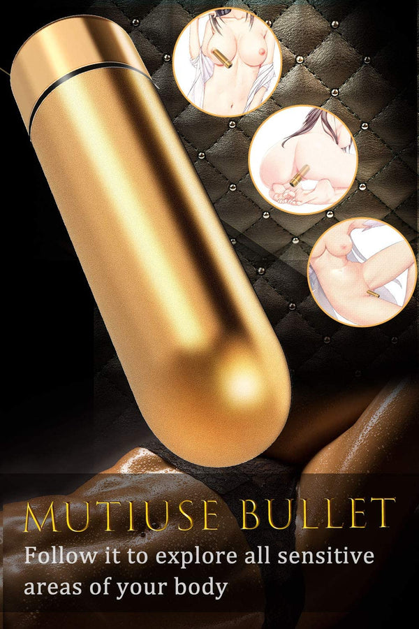 Portable Golden Bullet Vibrator G-spot Stimulation Massager 9 Modes