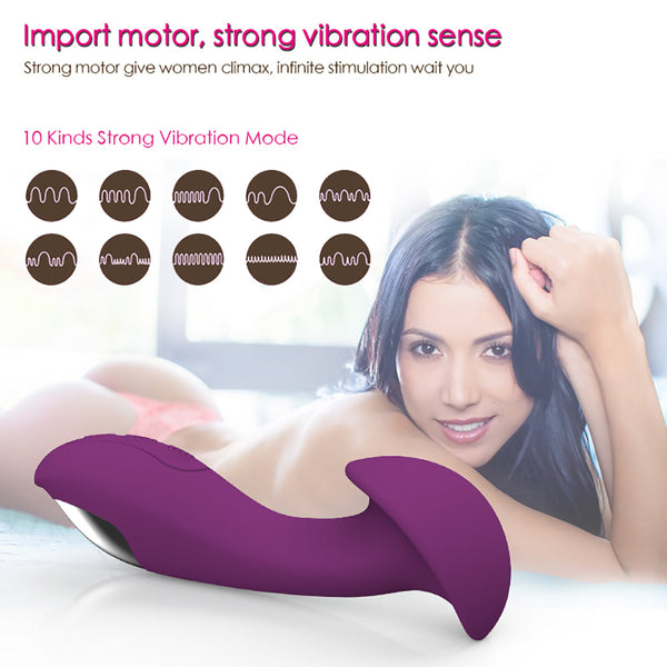 Soft Silicone Wand Massager 10 Vibrations Sensitive Part Stimulation